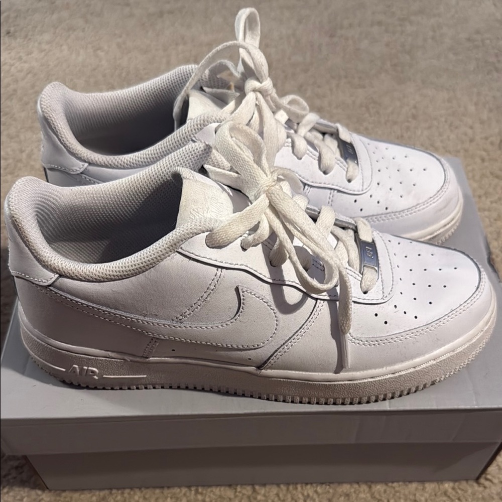Kids White Nike Sneakers
